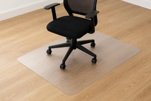 Desk Chair Mat for Hard Floor - Clear PVC Floor Protector